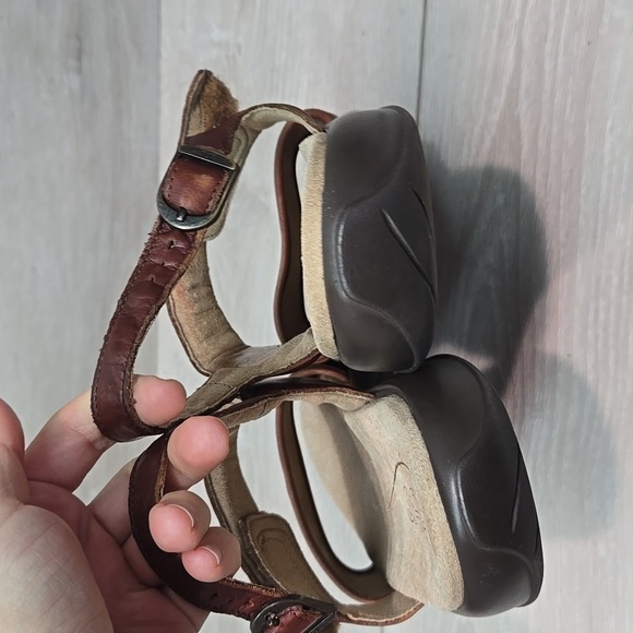 SAS Women Comfort Tripad Brown Leather Sandals Shoes Sz 8.5WW - Picture 6 of 10